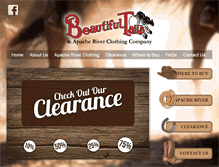 Tablet Screenshot of beautifultails.com